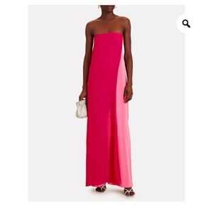 Baobab Macumba Strapless Satin Jersey Jumpsuit